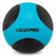 М'яч медичний медбол Medicine Ball LiveUp 2 кг чорний-синій