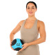 М'яч медичний медбол Medicine Ball LiveUp 2 кг чорний-синій
