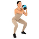 М'яч медичний медбол Medicine Ball LiveUp 2 кг чорний-синій