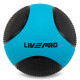 М'яч медичний медбол Medicine Ball LiveUp 3 кг чорний-синій