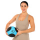 М'яч медичний медбол Medicine Ball LiveUp 3 кг чорний-синій