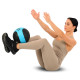 М'яч медичний медбол Medicine Ball LiveUp 3 кг чорний-синій