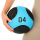 Мяч медицинский медбол Medicine Ball LiveUp 4кг черный-синий