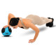 Мяч медицинский медбол Medicine Ball LiveUp 4кг черный-синий