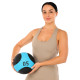 М'яч медичний медбол Medicine Ball LiveUp 5кг чорний-синій