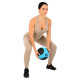 М'яч медичний медбол Medicine Ball LiveUp 5кг чорний-синій