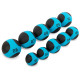 Мяч медицинский медбол Medicine Ball LiveUp 9кг черный-синий