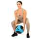 Мяч медицинский медбол Medicine Ball LiveUp 9кг черный-синий