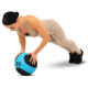Мяч медицинский медбол Medicine Ball LiveUp 9кг черный-синий