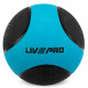 М'яч медичний медбол Medicine Ball LiveUp 10кг чорний-синій