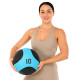 М'яч медичний медбол Medicine Ball LiveUp 10кг чорний-синій