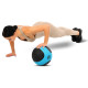 М'яч медичний медбол Medicine Ball LiveUp 10кг чорний-синій