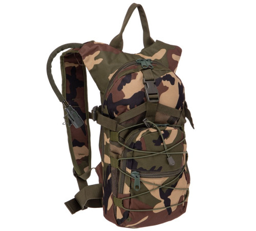 Рюкзак с гидратором KMS SP-Sport 8л 45х25х7см камуфляж Woodland