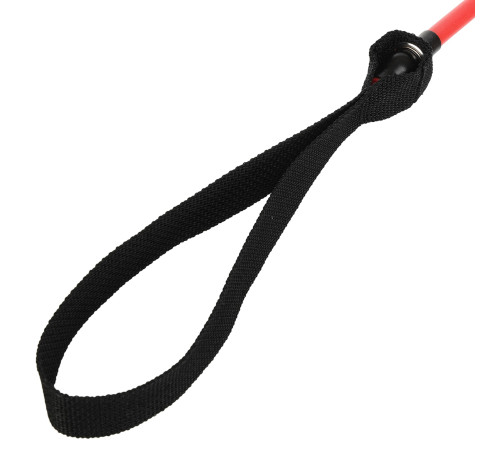 Палиця гімнастична з еспандерами Gym Stick для фитнеса SP-Sport 1,3м чорний-червоний