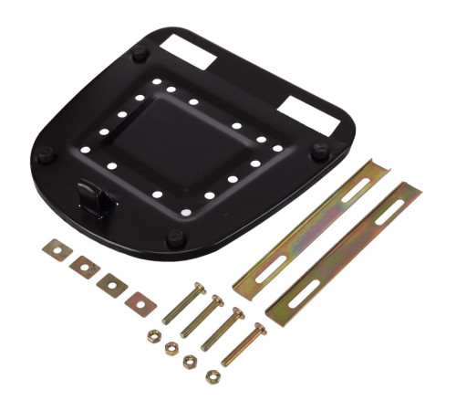 Кофр центральний задній для мотоцикла пластиковий Top Case BUOTAI 1шт 40x30x43см чорний-червоний
