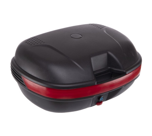 Кофр центральний задній для мотоцикла пластиковий Top Case BUOTAI 1шт 40x26x56см чорний-червоний