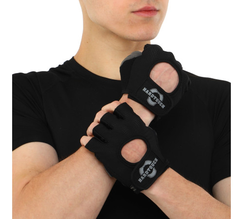 Перчатки для фитнеса и тренировок HARD TOUCH S-XL цвета в ассортименте