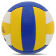 М'яч волейбольний SP-Sport VOLLEYBALL №5 PVC білий-жовтий-синій