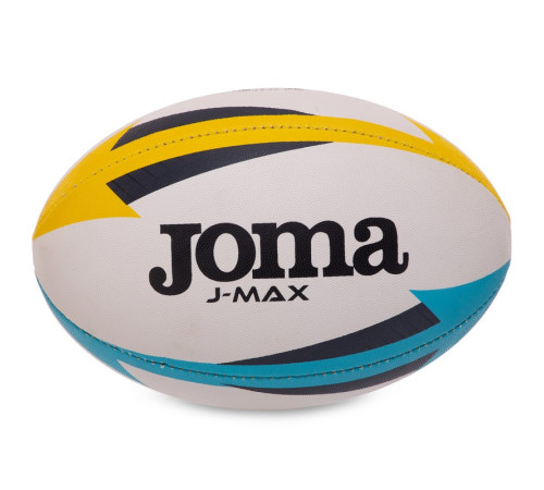 М'яч для регбі дитячий Joma J-MAX розмір 3 білий-жовтий-синій