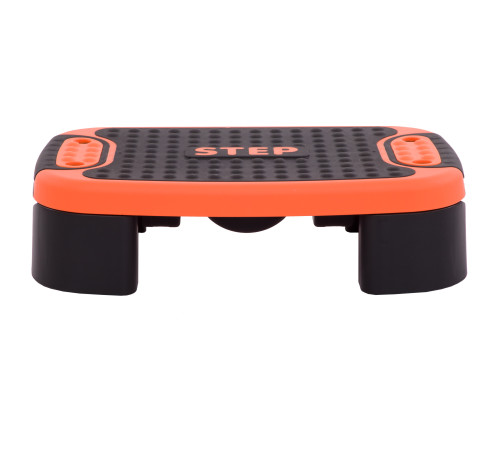 Степ-платформа балансувальна 4 в 1 MULTIFUNCTIONAL STEP Zelart 53x36x14см чорний-помаранчевий