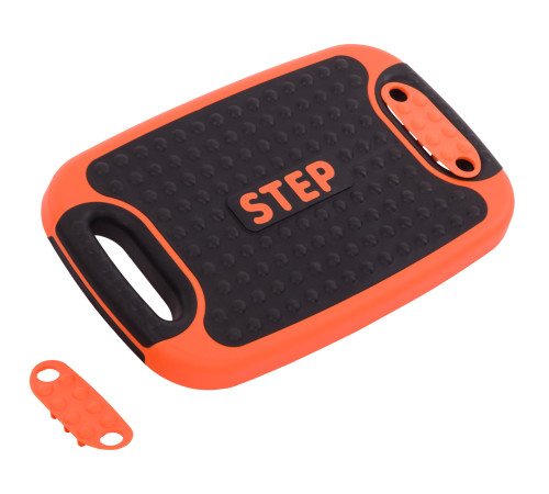 Степ-платформа балансувальна 4 в 1 MULTIFUNCTIONAL STEP Zelart 53x36x14см чорний-помаранчевий