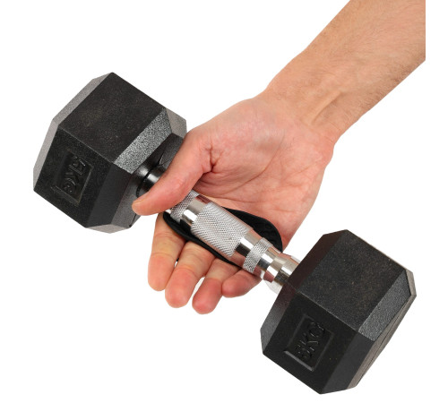 Накладки на долоні грипси Gym Grips Gloves для силових тренувань та турніка силіконові нековзні SP-Sport 2 шт чорний