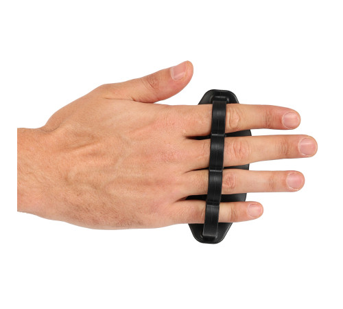 Накладки на долоні грипси Gym Grips для силових тренувань та турніка силіконові нековзні SP-Sport 2 шт чорний
