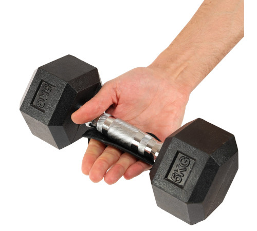 Накладки на долоні грипси Gym Grips для силових тренувань та турніка силіконові нековзні SP-Sport 2 шт чорний