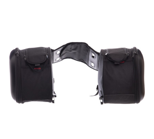 Сумки бічні текстильні для мотоцикла Soft panniers KOMINE 2шт 45х30х20см чорний