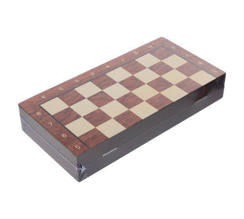 Шахматы настольная игра деревянные ZOOCEN размер 34см x 37см x 2,75см