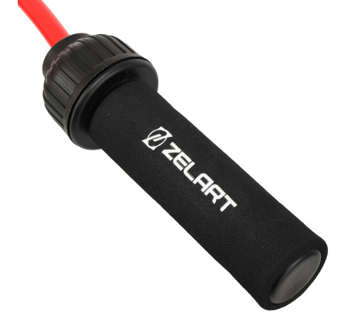 Скакалка Zelart POWER ROPE LIGHT 2,7м кольори в асортименті