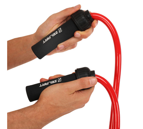 Скакалка Zelart POWER ROPE MEDIUM 2,7м цвета в ассортименте