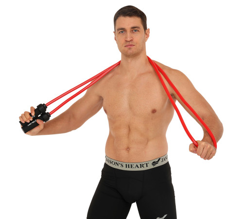 Скакалка Zelart POWER ROPE MEDIUM 2,7м цвета в ассортименте