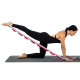 Стрічка стропа з петлями для розтяжки Stretch Strap з дверним якорем SP-Sport 14 петель кольори в асортименті