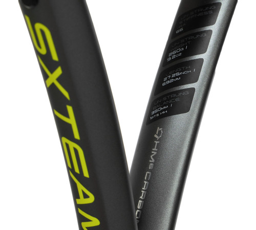 Ракетка для великого тенісу 27.25" DUNLOP TEAM 260 SX G2 NH чорний-жовтий