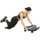 Платформа для преса з подушкою для ніг Abdominal wheel LiveUp розмір 60х52,5х22см чорний