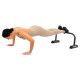 Упоры для отжиманий 2штуки LiveUp PUSH-UP BAR 63х33х36,5см черный