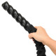 Канат для кросфіту в захисному рукаві BATTLE ROPE LiveUp 15м чорний