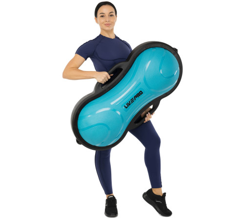 Напівсфера для фітнесу Balance Trainer LiveUp чорний-синій