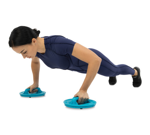 Напівсфера для фітнесу Balance Trainer LiveUp чорний-синій