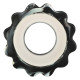Роллер масажний циліндр (ролик мфр) 45см Grid Spine Roller EVA LiveUp чорний