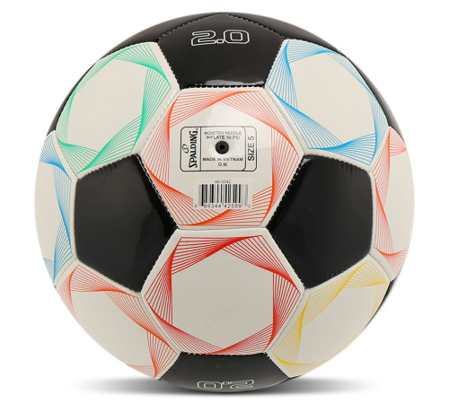 Мяч футбольный SPALDING 2.0 №5 PU белый-черный