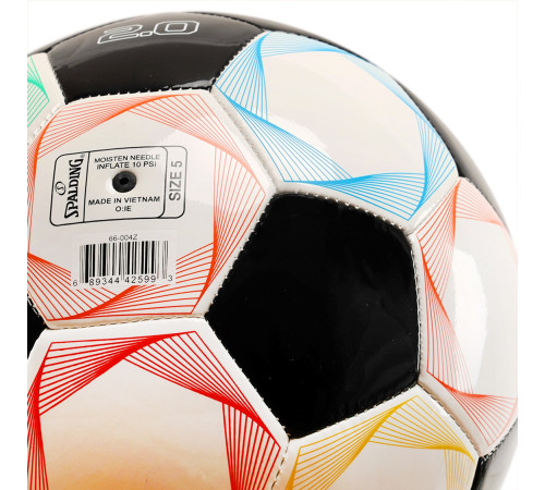 Мяч футбольный SPALDING 2.0 №5 PU белый-черный