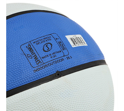 Мяч баскетбольный резиновый SPALDING ALT PANEL размер 7 синий-белый