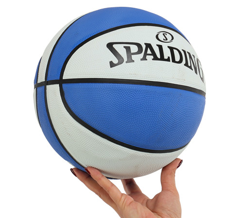 Мяч баскетбольный резиновый SPALDING ALT PANEL размер 7 синий-белый