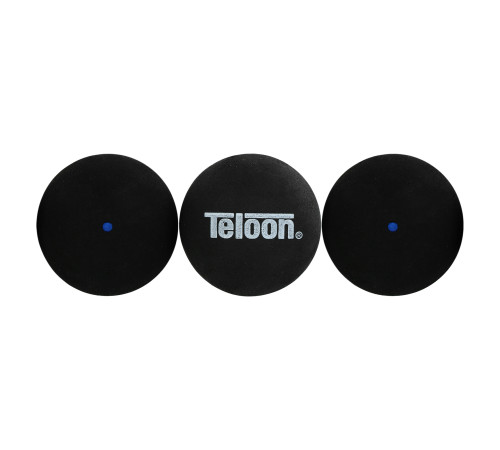 Набір м'ячів для сквошу TELOON 3шт чорний