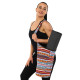 Сумка для йоги через плечо KINDFOLK Yoga bag SP-Sport помаранчевий-блакитний