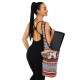 Сумка для йоги через плечо KINDFOLK Yoga bag SP-Sport помаранчевий-блакитний