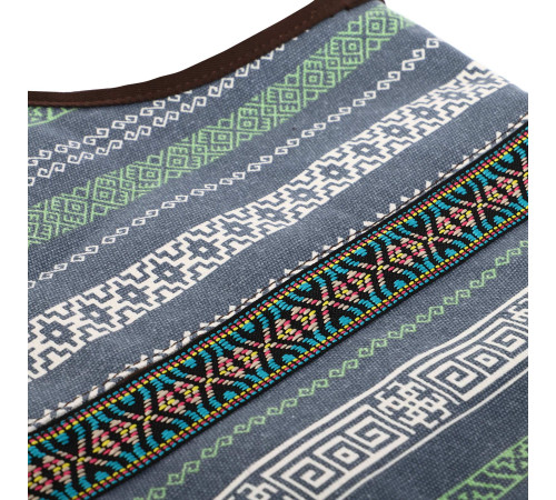 Сумка для йоги через плечо KINDFOLK Yoga bag SP-Sport сірий-синій