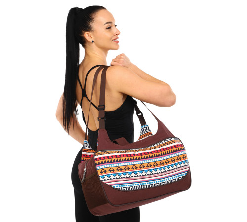 Сумка для йоги KINDFOLK Yoga bag SP-Sport помаранчевий-блакитний